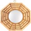 CETEOR feng Shui, Bagua Mirror Chinese Culture Taoist Feng Shui Peach Wood Bagua Convex Mirrors Evil Talisman Mahogany 4 inch Mirror Home Decor view 1