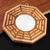 CETEOR feng Shui, Bagua Mirror Chinese Culture Taoist Feng Shui Peach Wood Bagua Convex Mirrors Evil Talisman Mahogany 4 inch Mirror Home Decor view 2
