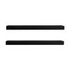 MELANNCO Black Pole Mount Chunky Shelves, Hardware and Instructions Included, Set of 2 23.6x5.7x1.5 Inch view 1