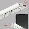 TZUFA Ceiling Curtain Track 1m-5m Curtain Rod Aluminium Room Divider Ultra-Thin Curtain Rail for Bay Windows,RV,Living Room,Bedroom (Color : Black, Size : 4m/13.1ft) view 2