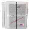 Fast-Shipped-Filters 3 Pack 15x21 Replacement Filter Pads Compatible with Dynamic Air Cleaner 15x21 Refill White view 1