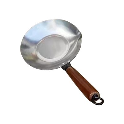 Gazechimp Sugar Pan Sugar Dipping Pan Gas Induction Use Melting Pan Cheese Melting Pot for Chocolate Tanghulu Making Cheese Snacks, Stainless Steel, 23cmx5cm