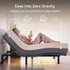 Renanim SF Full Electric Adjustable Bed Frame with 10" Hybrid Memory Foam Mattress - Adjustable Mattress Base with Electric Massage, USB, UnderBed Light & Wireless Remote view 3