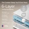 Renanim SF Full Electric Adjustable Bed Frame with 10" Hybrid Memory Foam Mattress - Adjustable Mattress Base with Electric Massage, USB, UnderBed Light & Wireless Remote view 4