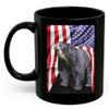 American Themed Design With Andean Bear Coffee Mug Black Ceramic 11oz Wild Animal Lover Gifts view 2