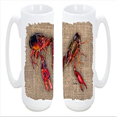 212 Main Crawfish Dishwasher Safe Microwavable Ceramic Coffee Mug 15 oz.