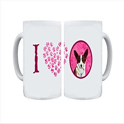 212 Main 15 oz. Corgi Dishwasher Safe Microwavable Ceramic Coffee Mug