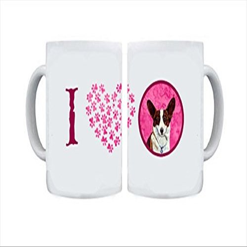 212 Main 15 oz. Corgi Dishwasher Safe Microwavable Ceramic Coffee Mug