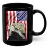 American Themed Design With Diamondback Terrapin Turtle Coffee Mug Black Ceramic 11oz Wild Animal Lover Gifts view 1