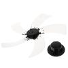 ABOOFAN Fan Leaves Aluminum Alloy 5 Leaves Fan 18 Inch Universal Standing Pedestal Fan Table Fanner Replacement Part with Nut Cover view 1