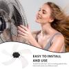 ABOOFAN Fan Leaves Aluminum Alloy 5 Leaves Fan 18 Inch Universal Standing Pedestal Fan Table Fanner Replacement Part with Nut Cover view 3