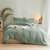 Sage Green Duvet Cover King Size Soft Washed Microfiber 3 Pieces Bedding Set 1 Duvet Cover 104x90 with 2 Pillowcases Light Green Comforter Cover Modern Soft King Duvet Cover with Zipper Closure view 1