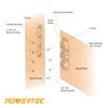 POWERTEC Bed Frame Brackets Surface Mounted - 16PK, Bed Frame Hardware Kit w/Mounting Screws for Headboard Hardware, Bed Hooks, Locks, Hinge Rail, No Mortise Bed Rail Brackets, Repair Kit - 71425-P4 view 3