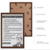 Poster Master Things People Learn Too Late Poster - Warren Buffett Print - Motivational Quotes Art - Gift for Men & Women - Inspiring Decor for Bedroom, Living Room or Office, 16x20 Brown Framed view 2