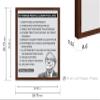 Poster Master Things People Learn Too Late Poster - Warren Buffett Print - Motivational Quotes Art - Gift for Men & Women - Inspiring Decor for Bedroom, Living Room or Office, 16x20 Brown Framed view 3