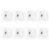 Kqcibz 8PCS No Drill Curtain Rod Brackets Curtain Rod Holder Hooks Nail Curtain Rod Hooks Curtain Hangers for Home view 1
