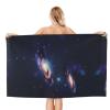 WURTON Galaxy in The Universe Print Beach Towel Pool Towels for Essentials Gifts,Bath Towels for Wedding for Adults,Kids view 2