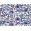 Blue Palm Leaves Area Rug 3'x5' for Living Room, Kids Teen Girls Boys Bedroom, Outdoor Indoor Washable Carpet Runner Area+Rug for Kitchen, Hallway, Entryway Summer Beach Tropical Tree Plant view 2