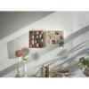 SOFE Small White Shadow Box with Shelves, Wall Shelving Unit 9-Compartments, Freestanding or Wall Mounted Curio Cabinet, Knick Knack Display Shelf, Wood Floating Cube Shelves for Walls, Collectibles view 3