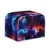 Xarleslyna Toaster Cover 4 Slice Purple Blue Galaxy Water Resistant Case Starry Sky Outer Space Small Kitchen Appliance Foldable Dust Covers for Women Gift view 4