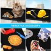 MIFADFAO Under Sink Mat for Kitchen Silicone Waterproof Under Sink Liner, Flexible Sink Cabinet Organizer Tray with Drain Hole, Hold up to 3.3 Gallons Liquid, Easy to Clean (Black, 28X19) view 4
