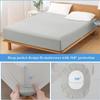 California King Waterproof Mattress Protector - Noiseless, Breathable, Machine Washable Fitted Mattress Cover with Deep Pocket up to 5-21Light Grey view 4