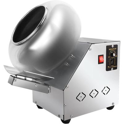 Candy Coater Machine Sugar Coating Machine Electric Sugar Coating Machine Chocolate Coating Polishing Machine Peanut Nut Coating Machine Coater Sugar Automatic Tablet Coating Machine ( Size : 220 volt