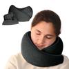 ETONVILLE Memory Foam Travel Pillow | Provides Real Support to Head, Neck and Chin | Best Firm Airplane Pillow for Long Flights view 1