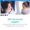 ETONVILLE Memory Foam Travel Pillow | Provides Real Support to Head, Neck and Chin | Best Firm Airplane Pillow for Long Flights view 2