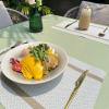 5U+ Placemats Set of 6, Washable PVC Placemats, Durable Heat Resistant Wipeable Placemats, Non Slip Rectangle Placemats, Dining Table Mats Modern Placemats, 12x18 Inch (Beige), Large, Beige, 6 Pcs view 4