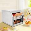 300 Slices/H Commercial Electric Conveyor Toaster Stainless Steel Bread Toaster For Bagel Burgers Bun Baked Food, 1900W Heavy Duty Restaurant Bakery view 3