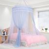 Lanpet Dreamy Princess Bed Canopy for Girls, Double Layer Sheer Mesh Canopy Curtain, Canopies Netting Room Decor Tent Mosquito Net for Kids & Adults Queen King Bed,Pink view 2