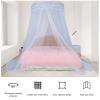 Lanpet Dreamy Princess Bed Canopy for Girls, Double Layer Sheer Mesh Canopy Curtain, Canopies Netting Room Decor Tent Mosquito Net for Kids & Adults Queen King Bed,Pink view 3