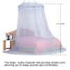 Lanpet Dreamy Princess Bed Canopy for Girls, Double Layer Sheer Mesh Canopy Curtain, Canopies Netting Room Decor Tent Mosquito Net for Kids & Adults Queen King Bed,Pink view 4