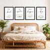Foutcheou Inspirational Wall Decor Art Set of 4, 16 x 11 Inch, Black view 1