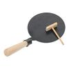 1 Set Nonstick Crepe Pan with Spreader Cast Iron Dosa Pan Pancake Flat Skillet Griddle with Wooden Handle for Roti Egg Omelet Tortilla view 1