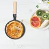 1 Set Nonstick Crepe Pan with Spreader Cast Iron Dosa Pan Pancake Flat Skillet Griddle with Wooden Handle for Roti Egg Omelet Tortilla view 3