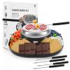 ORANLAN Electric S'mores Maker Tabletop Indoor Smores Kit, Flameless Electric Marshmallow Roaster, With 4 Marshmallow Roasting Sticks and 4 Trays Movie Night Supplies view 1