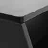 KarweuSu Folding Portable Event Bar 47.75 * 19.5 * 42.75in, Portable Bar Cabinet Mobile Bartender Station with Top and Middle Shelves, Mobile Laminate Foldable Bar for Parties and Events (Black) view 3