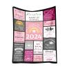 DIYKST Graduation Blanket 2024 Personalized Custom Graduate with Name School Photo Picture Blanket Customized Throw Blanket for Class of 2024 Graduation Gifts view 1