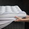 3 Inch Ultra-Fluffy Memory Foam Mattress Topper Cal King for Back Pain, Extra Soft Pillow Top Cal King Mattress Topper with 4X Support, Mattress Pad with Breathable Air Mesh Sides, 6-21'' Deep Pocket view 1
