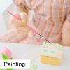 Aster 15Pcs Cake Decorating Brushes, Cake Painting Brushes Kit Food Safe Paint Brushes Fondant Sugar DIY Tools Set Cookie Decorating Supplies Candy Icing Pastry Brush for Baking(Pink) view 4