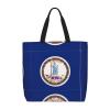 GeRRiT Virginia State Flag Print Tote Bag For Women, Lightweight Large Tote Bag, Shoulder Bag Handbag For Travel Work Gym view 1