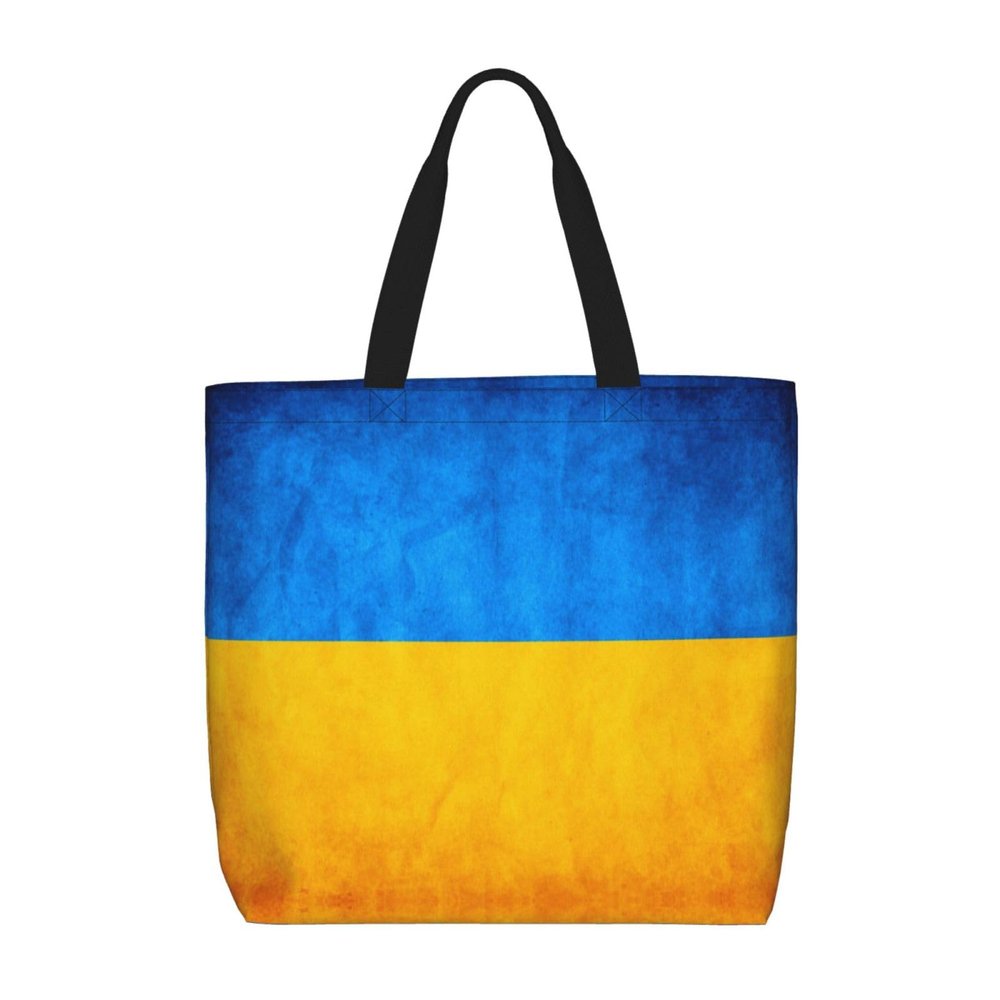 GeRRiT Ukrainian Flag Print Tote Bag For Women, Lightweight Large Tote Bag, Shoulder Bag Handbag For Travel Work Gym