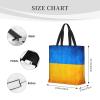 GeRRiT Ukrainian Flag Print Tote Bag For Women, Lightweight Large Tote Bag, Shoulder Bag Handbag For Travel Work Gym view 4