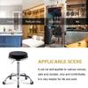 ntumLeap Round Rolling Stool Chair, PU Leather Height Adjustable Shop Stool, Swivel Drafting Work SPA Medical Salon Stools with Wheels Office Chair (Color : Blue) (Black) view 2