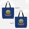 GeRRiT Idaho State Flag Print Tote Bag For Women, Lightweight Large Tote Bag, Shoulder Bag Handbag For Travel Work Gym view 3
