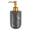 uxcell 1Pcs 10 Oz Soap Dispenser Hand and Dish Soap Dispenser Detergent Lotion Dispenser with Pump for Kitchen Decor Sink Bathroom Marble Pattern Grey view 1