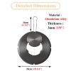 Elitix Heat Diffuser for Gas Stove Simmer Plate for Gas Stove Burner, Heat Diffuser Reducer Flame Guard Simmer Plate, Camp Fire Cooking Plate Provides Uniform Distribution of Heat (Color : Rounded 1) view 2