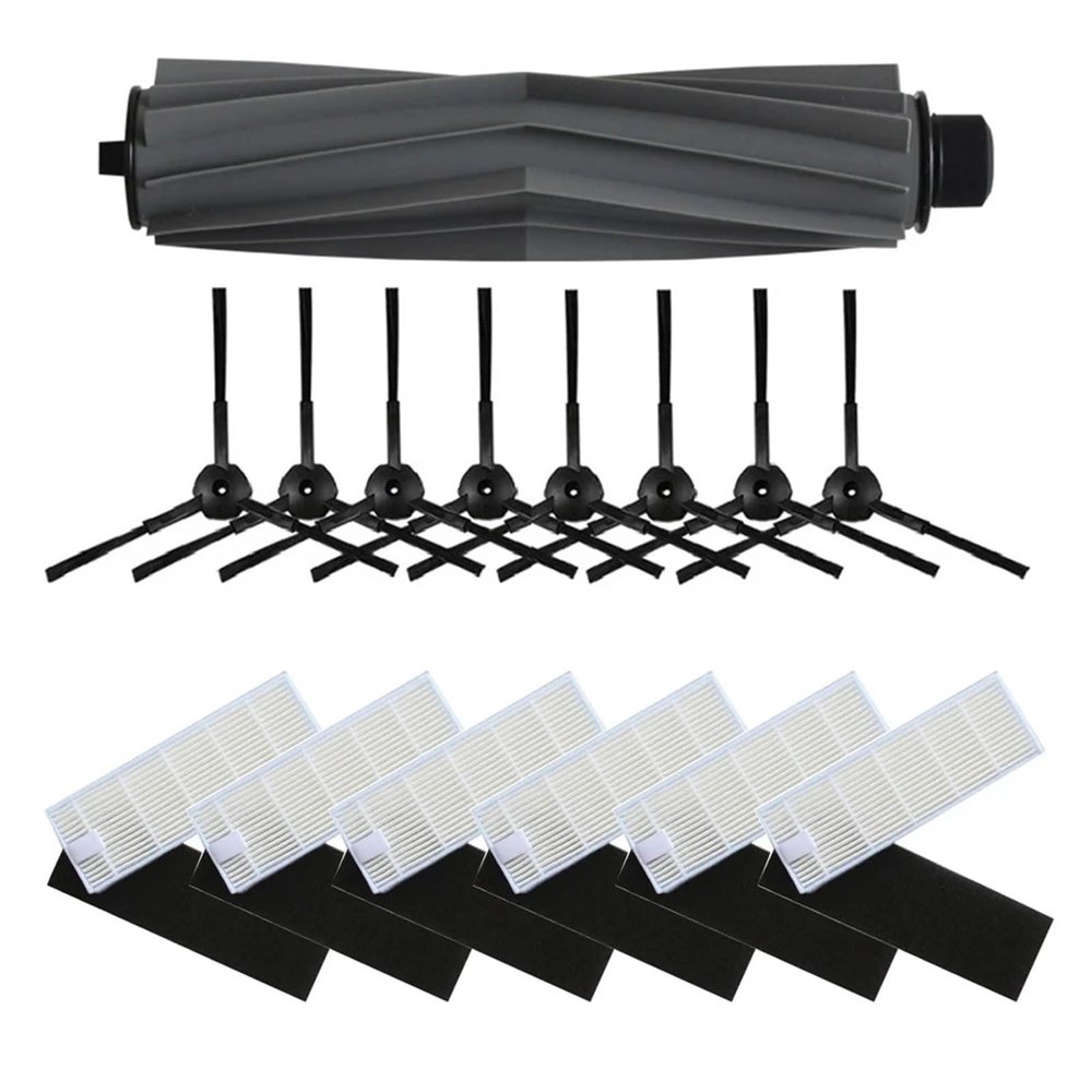 OrcOw Roller Side Brush Filter Replacement Kit Compatible with Osoji 950 Sweeping Robotic Vacuum Cleaner Accessories